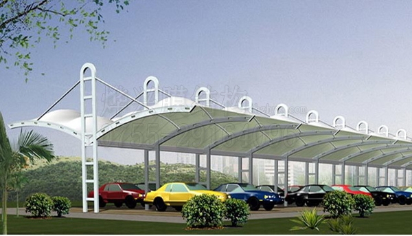 膜結(jié)構(gòu)停車棚鋼結(jié)構(gòu)生銹了，該腫么辦？