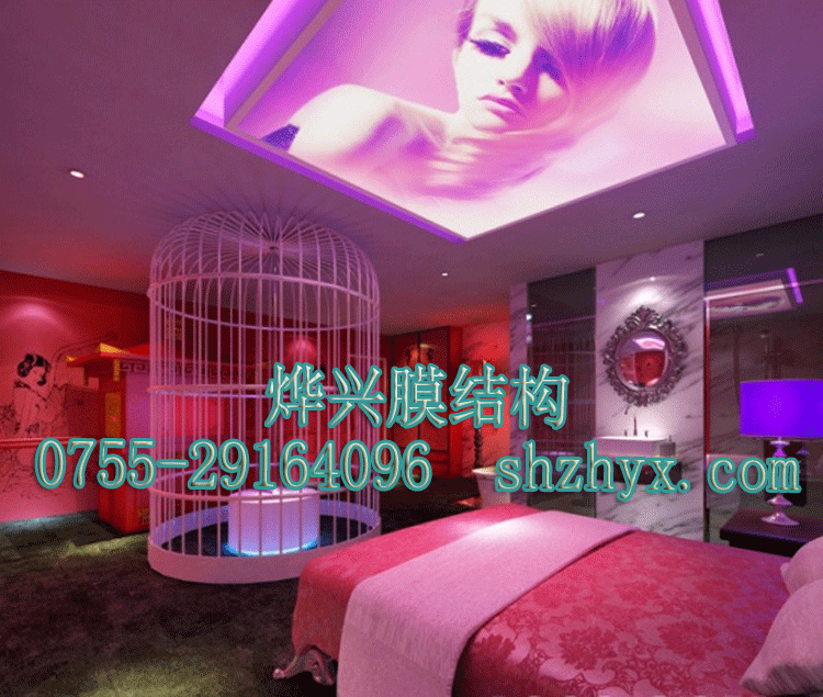 室內(nèi)軟膜天花背景墻，唯美得發(fā)光